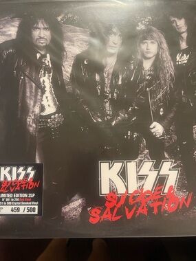 KISS SUICIDE SALVATION 2-LP COLORED VINYL LTD ED #459 of 500 sealed